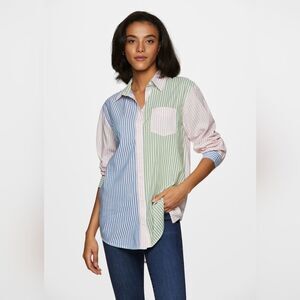 NEW BEACHLUNCHLOUNGE striped button down XD